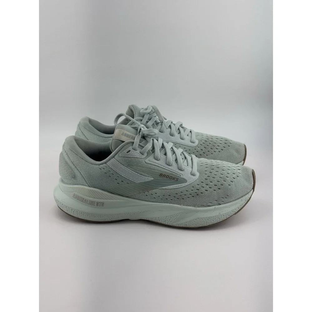 Brooks Adrenaline GTS 24 Pastel Mint Green Running Shoes Women 1204261B445 Sz 8